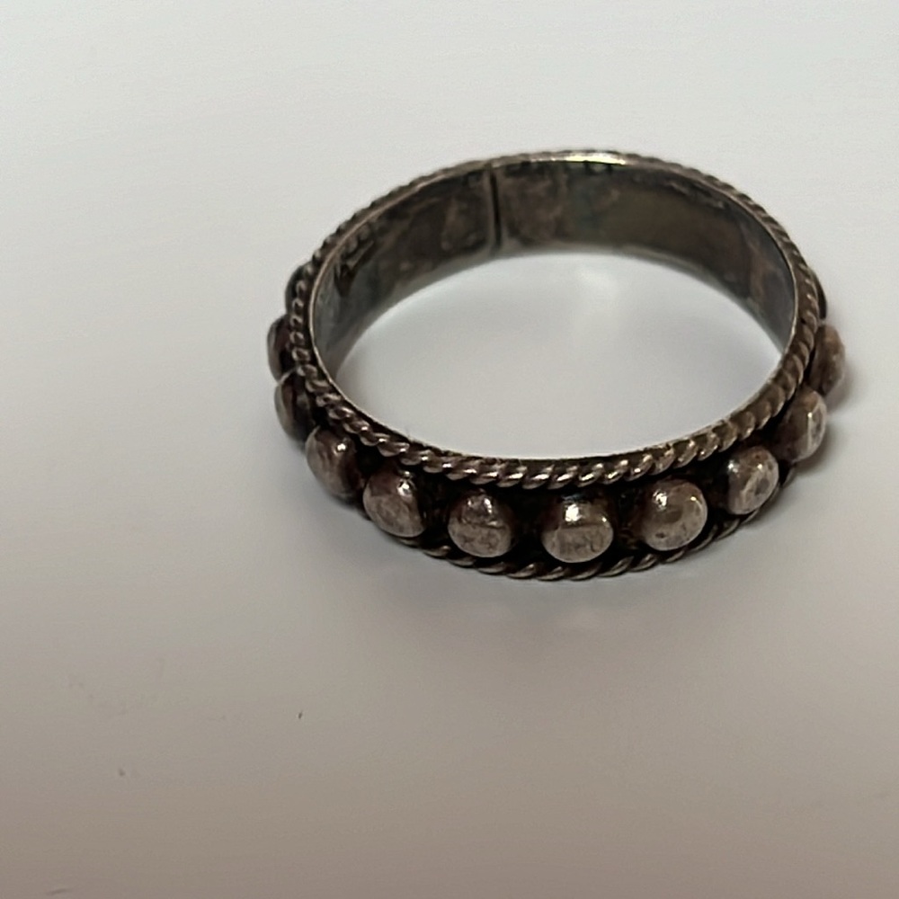Antique sterling ring mexico size 6.5 - Picture 3 of 3